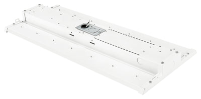 6PK 2FT Low Profile Bluetooth Linear High Bay, 90W/130W/180W/210W Selectable, 30,000 Lumens, 120-277V, CCT Selectable 4000K/5000K