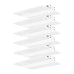 6PK 1FT LED Linear High Bay, 18,500 Lumen Max, Wattage and CCT Tunable, 120-277V or 347-480V