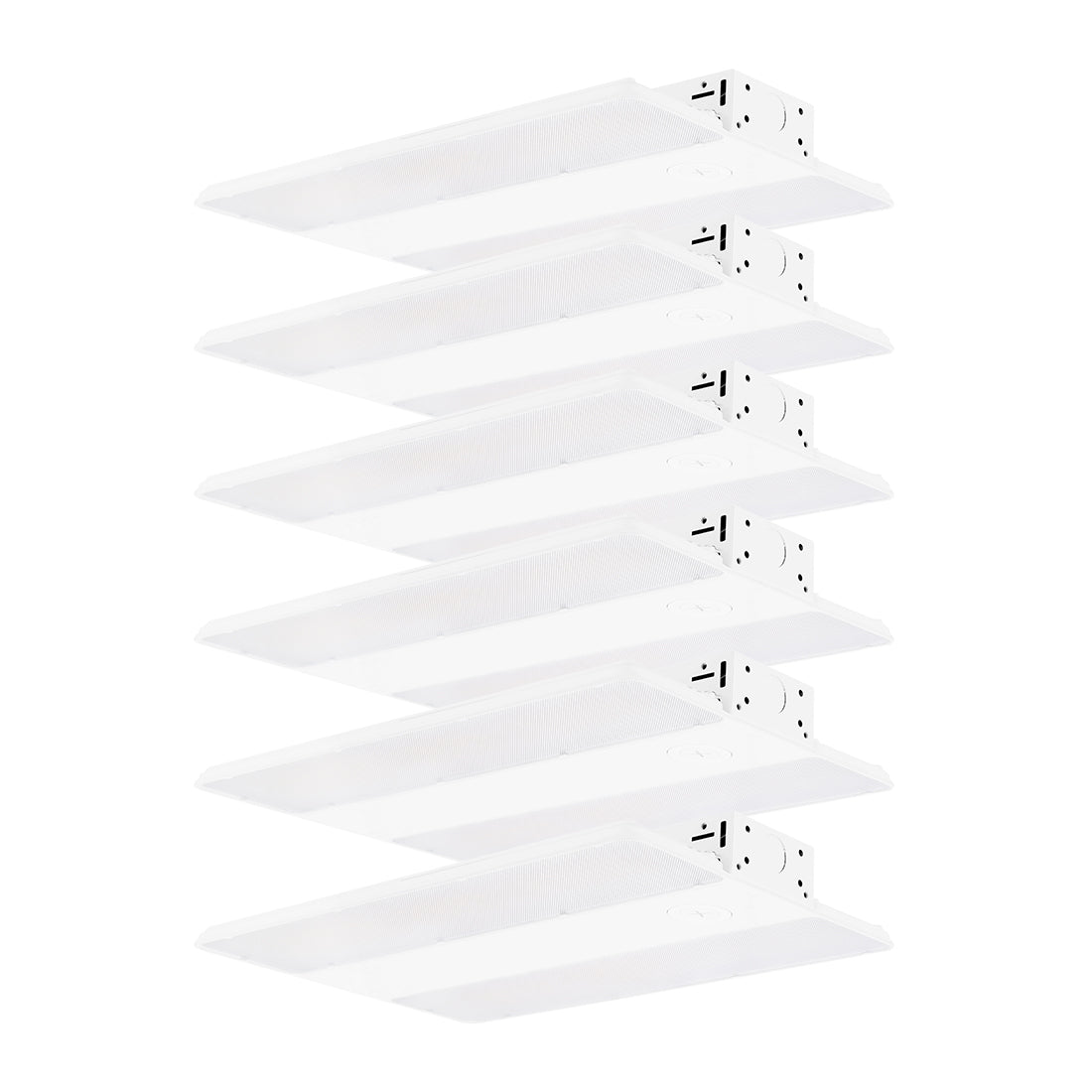 6PK 1FT LED Linear High Bay, 18,500 Lumen Max, Wattage and CCT Tunable, 120-277V or 347-480V