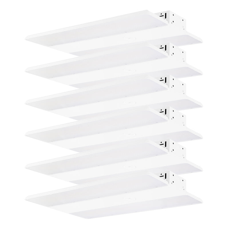 6PK 1.5FT LED Linear High Bay, 24,100 Lumen Max, Wattage and CCT Selectable, 120-277V or 347-480V
