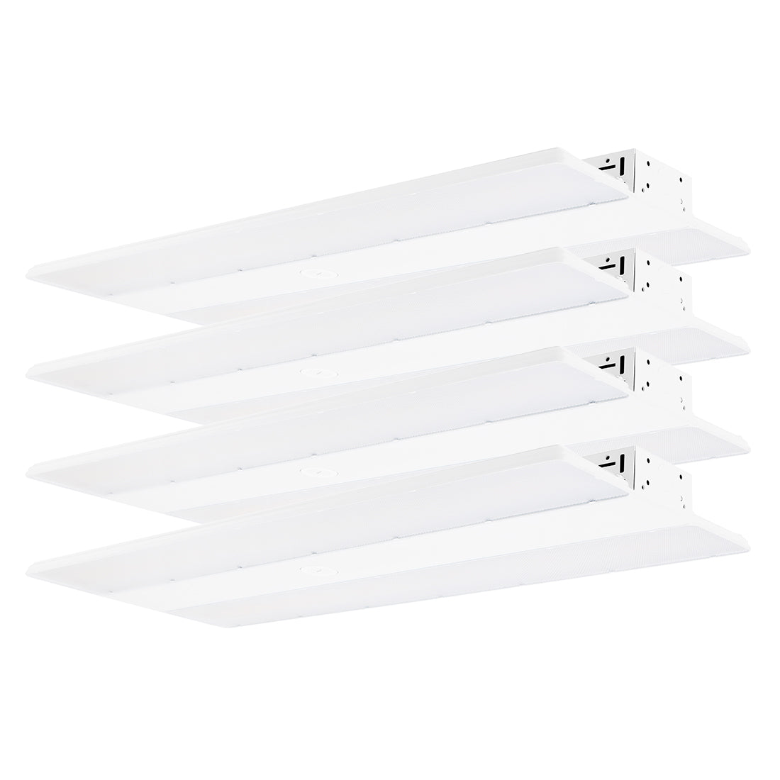 4PK 2FT LED Linear High Bay, 42,000 Lumen Max, Wattage and CCT Selectable, 120-277V or 347-480V