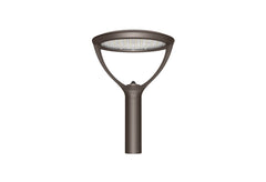 LED Post Top Light, 20,000 Lumen Max, Wattage, CCT and Optic Selectable, Frosted Diffuser, 120-347V