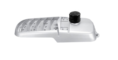 LED Roadway Light, 19800 Lumens, 70W, 100W, or 150W, 4000K, White Housing, 1-10V Dimmable, 120-277V