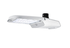 LED Roadway Light, 19800 Lumens, 70W, 100W, or 150W, 4000K, White Housing, 1-10V Dimmable, 120-277V