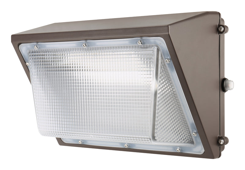 LED Wall Pack Light, 8300 Lumen Max, Power and CCT Selectable, 120-277V