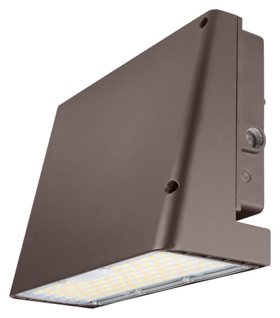 LED Slim Full Cutoff Wall Pack, 20000 Lumen Max, 135W, 5000K, 120-277V, Dark Bronze Finish