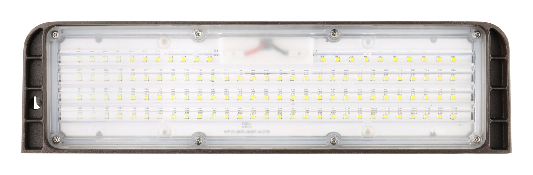 LED Slim Full Cutoff Wall Pack, 9700 Lumen Max, 65W, CCT Selectable, Photocell Included, 120-277V, Dark Bronze Finish