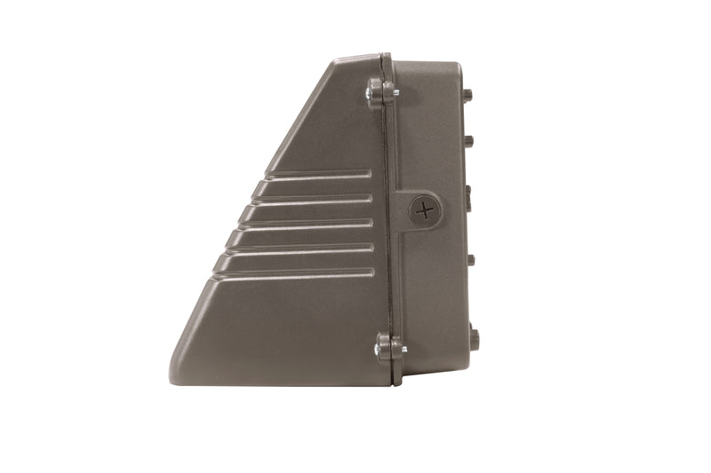 LED Full Cutoff Wall Pack, 9800 Lumen Max, Wattage and CCT Selectable, 120-277V