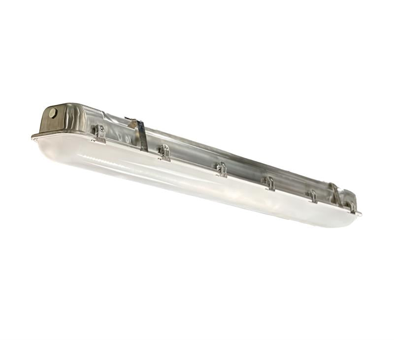 4FT LED Vapor Tight, 16,000 Lumens, 125W, 5000K, 120-277V, Stainless Housing, Garrison Series