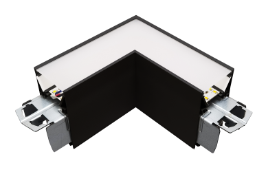 LINA Series, 90° "L" Connector Kit, White or Black Housing