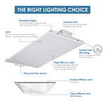 CondorX Premium 4FT LED Linear High Bay, 36,960 Lumen Max, Wattage and CCT Selectable, 120-277V, Sensor Ready