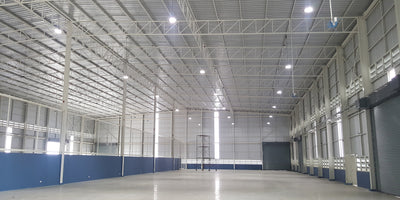 11" LED UFO High Bay, 100 Watt, 120-277V, 15,321 Lumens, 5000K, White Finish