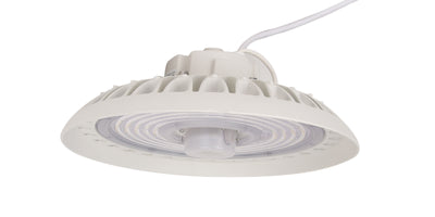 11" LED UFO High Bay, 100 Watt, 120-277V, 15,321 Lumens, 5000K, White Finish