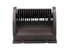 LED Adjustable Wall Pack, 5600 Lumen Max, Wattage and CCT Selectable, Integrated Photocell, 120-277V