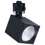 LED Square Track Head, 8W, CCT Selectable, J Style, 36 Degree Beam Angle, 120V, White, Black or Brushed Nickel