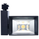 LED J-Style Track Light, 6100 Lumen Max, Wattage and CCT Selectable, 120V, White or Black