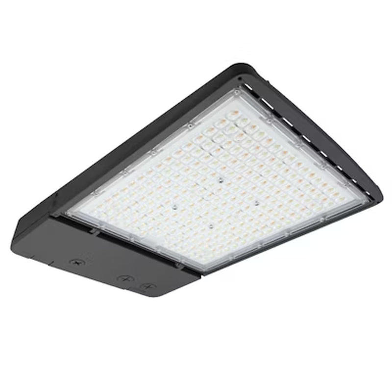 LED Area Light, 45,000 Lumen Max, Wattage, CCT, and Optic Selectable, 120-277V or 277-480V, Bronze, Black, White or Gray Finish