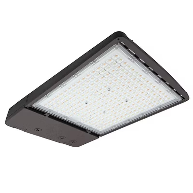 LED Area Light, 45,000 Lumen Max, Wattage, CCT, and Optic Selectable, 120-277V or 277-480V, Bronze, Black, White or Gray Finish