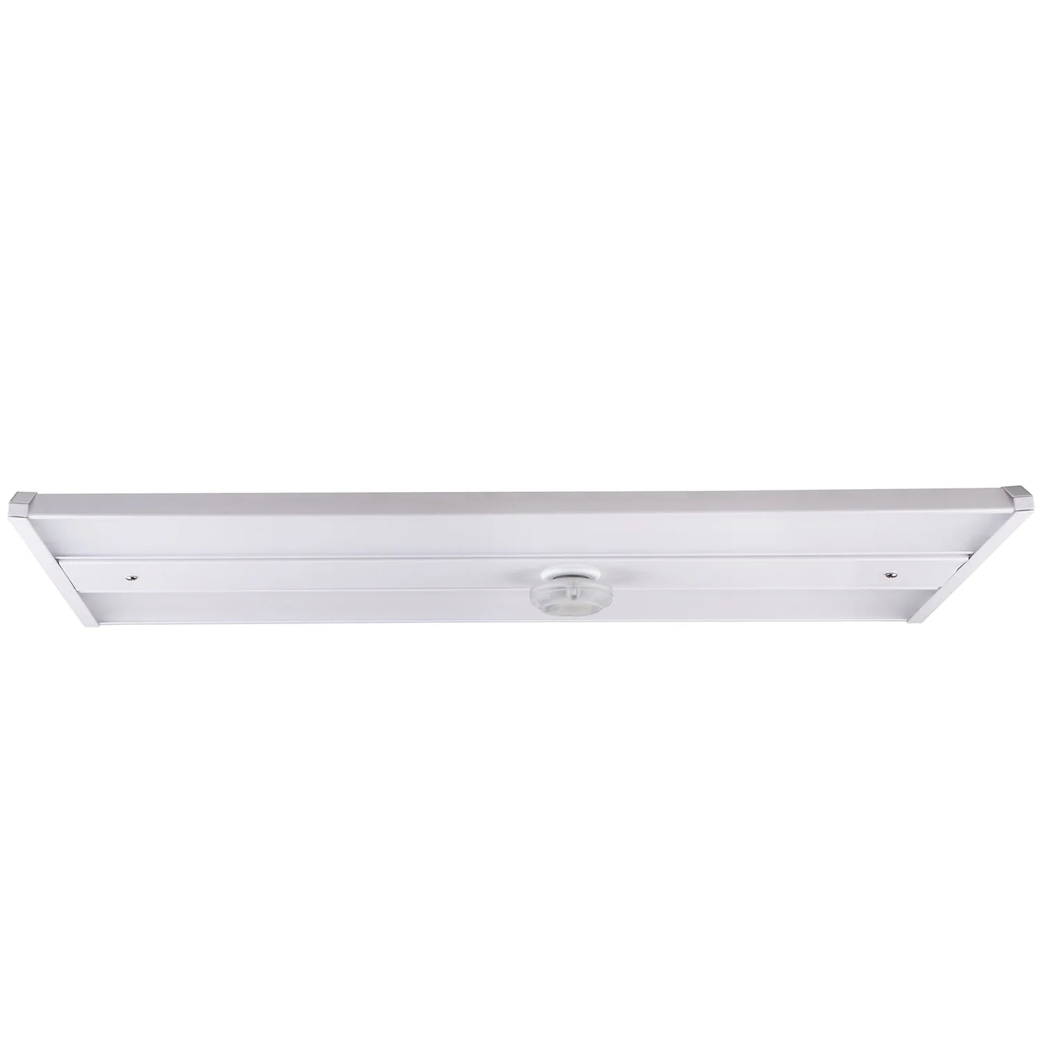 White rectangular 2ft led linear high bay light fixture with motion sensor sleek modern design 30800 lumen selectable wattage