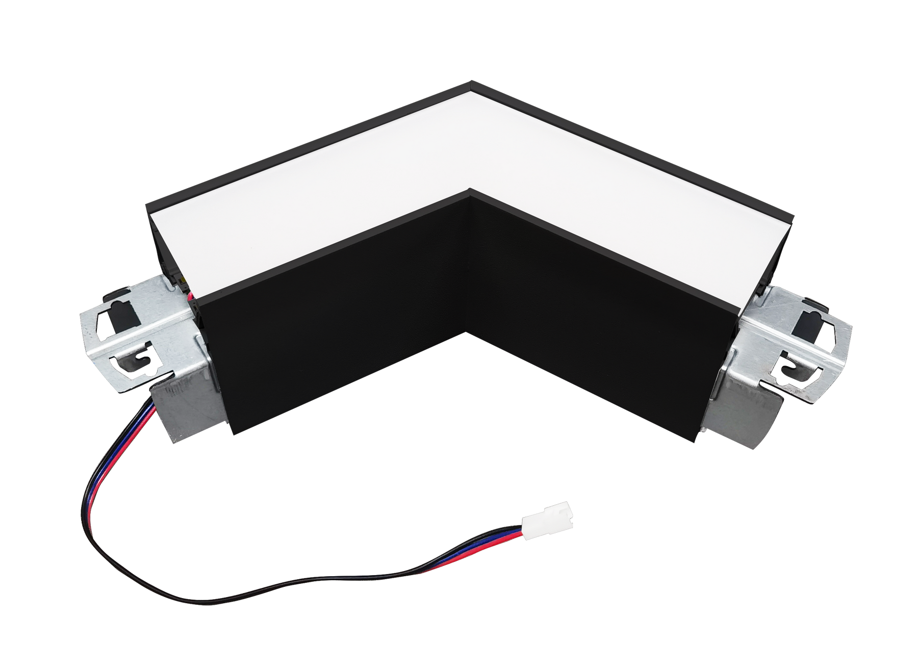 LINA Series, 120° "L" Connector Kit, White or Black Housing