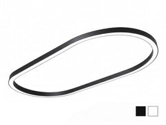 12FT Oval LED Direct/Indirect Pendant Light, 2
