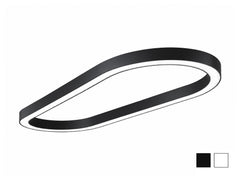 7FT Oval LED Direct/Indirect Pendant Light, 2