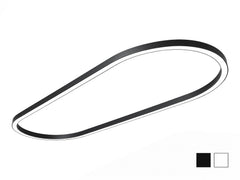 16FT Oval LED Direct/Indirect Pendant Light, 2