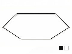 8FT Hexagon LED Direct/Indirect Pendant Light, 2