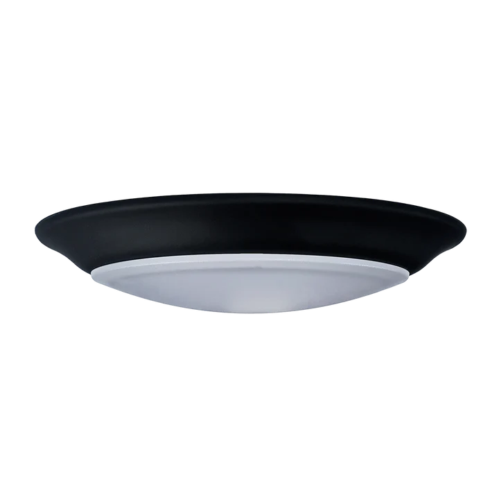 6" Disk Light, 1000 Lumens, 12.5W, CCT Selectable, 120V, White, Black, Bronze or Nickel Finish