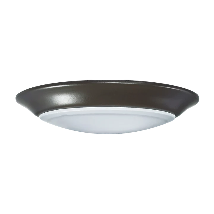 6" Disk Light, 1000 Lumens, 12.5W, CCT Selectable, 120V, White, Black, Bronze or Nickel Finish