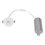 LED Round Step Light, 5W, 350 Lumens, CCT Selectable, 120V, White or Black Finish