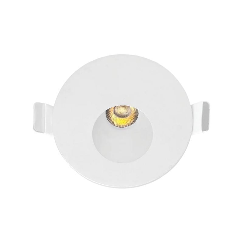 LED Round Step Light, 5W, 350 Lumens, CCT Selectable, 120V, White or Black Finish