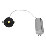 LED Round Step Light, 5W, 350 Lumens, CCT Selectable, 120V, White or Black Finish