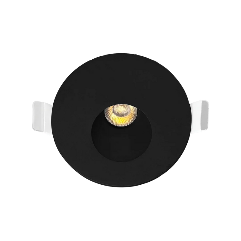 LED Round Step Light, 5W, 350 Lumens, CCT Selectable, 120V, White or Black Finish