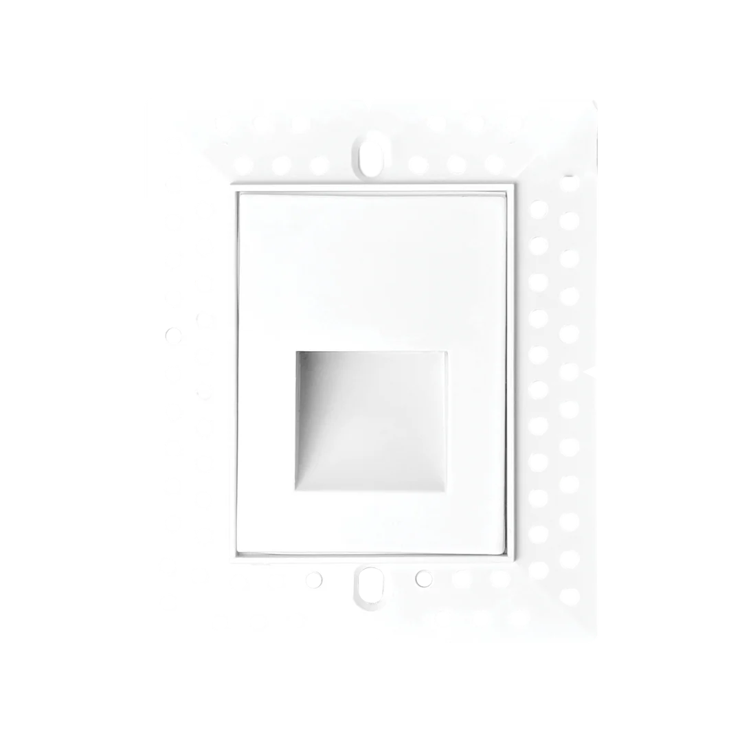 3W Trimless Vertical Step Light, CCT Selectable, 120V, White or Black Finish
