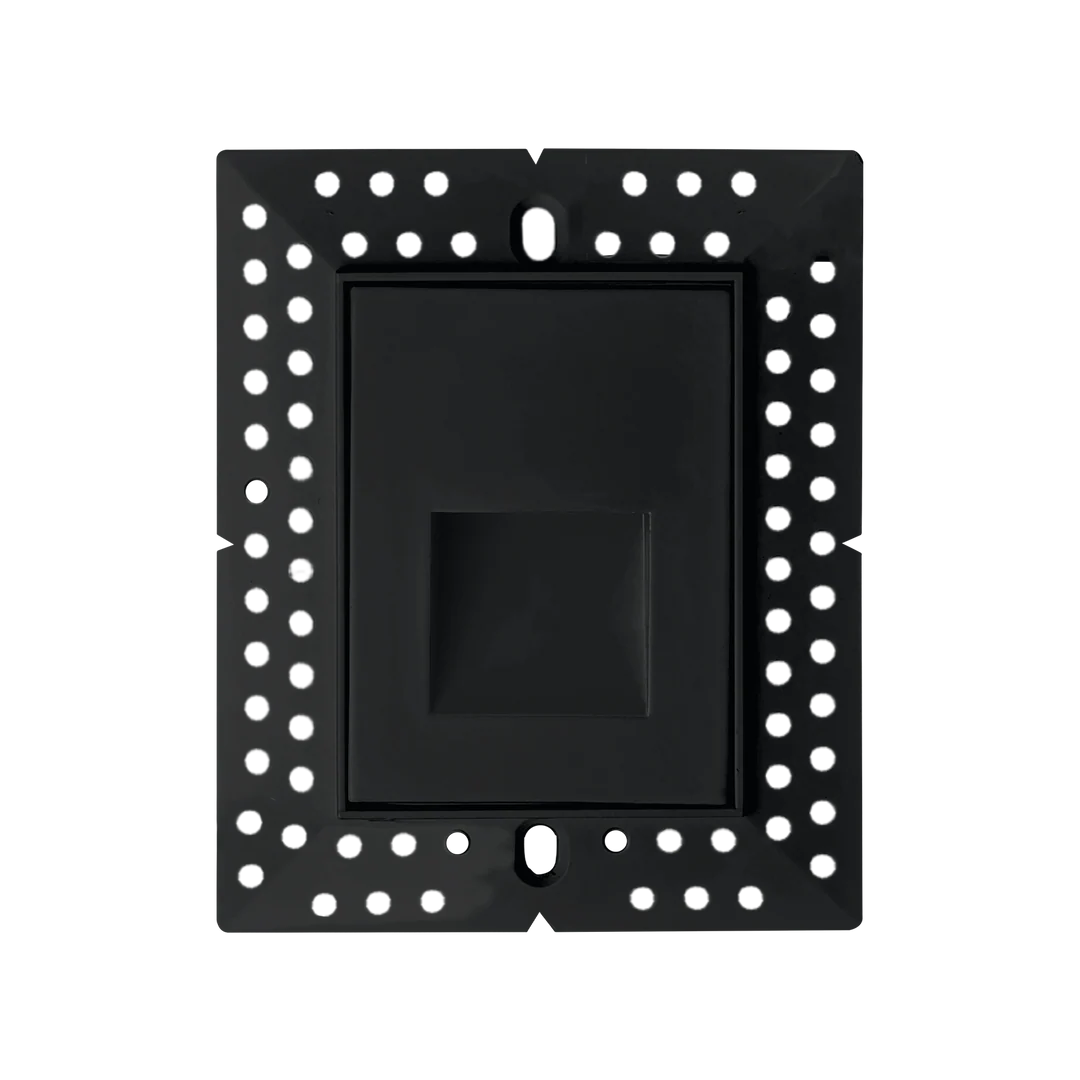 3W Trimless Vertical Step Light, CCT Selectable, 120V, White or Black Finish