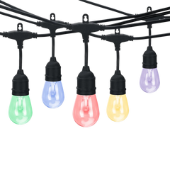 RGBW LED String Lights, 24FT or 48FT, 120V