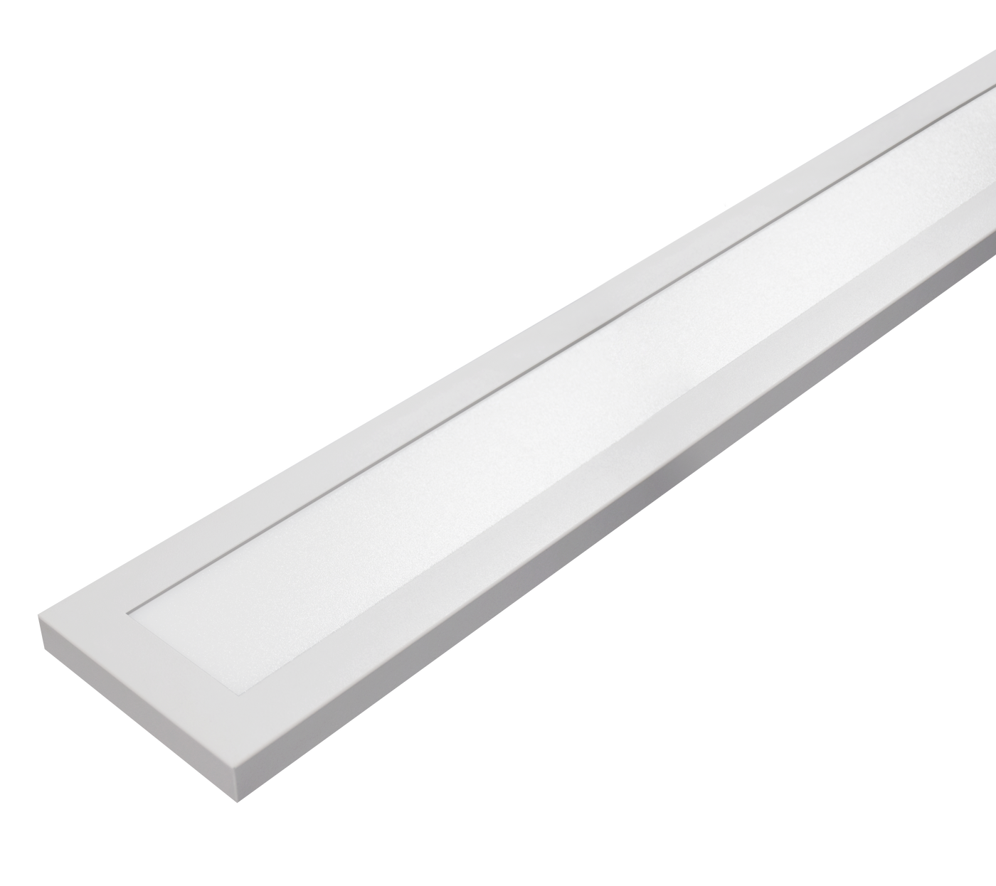 4FT Slim 6" Linear Surface Light, 3600 Lumen Max, Wattage and CCT Selectable, 110-277V