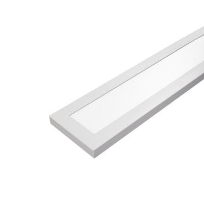 4FT Slim 4" Linear Surface Light, 3400 Lumen Max, Wattage and CCT Selectable, 110-277V