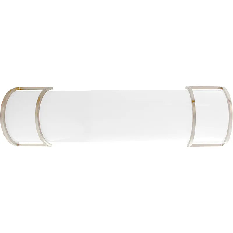 24" LED Multi-CCT Vanity Light with Metal Rings, 17W, 1760 Lumens, Brushed Nickel