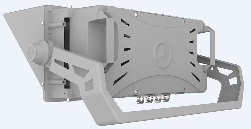 LED Sport Light, 500W, 5000K, Dimmable, 30° Beam Angle, 277-480V