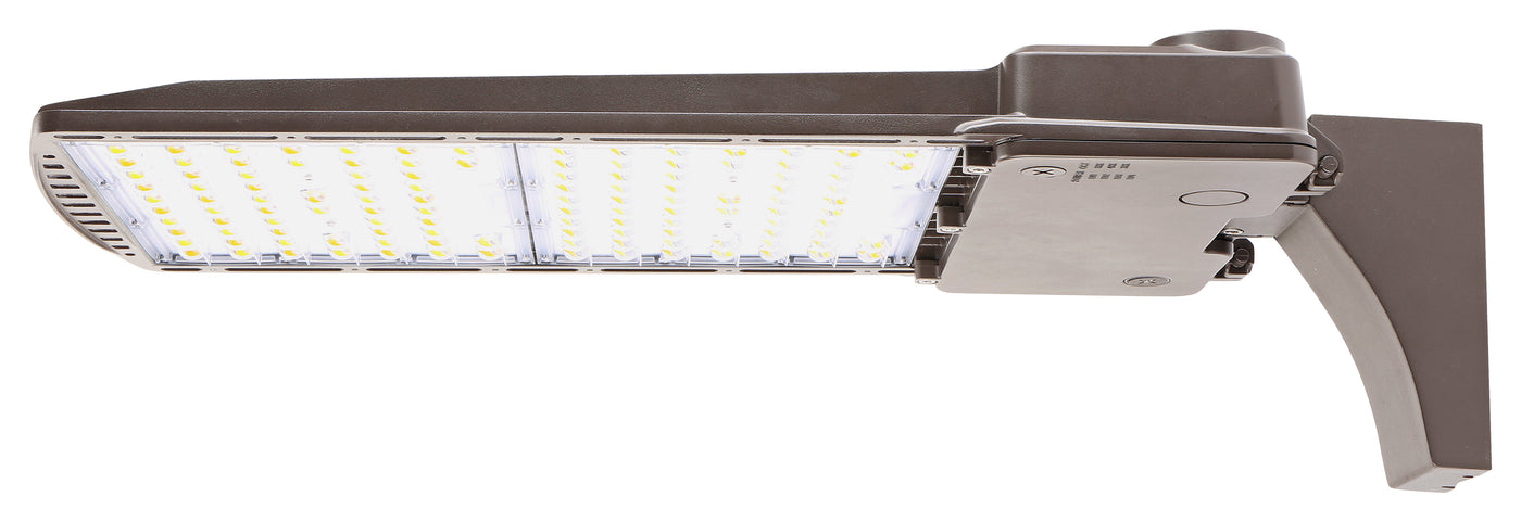 LED Area/Parking Lot Light, 45000 Lumen Max, Wattage and CCT Selectable, Type III Distribution, 120-277V, Dark Bronze Finish