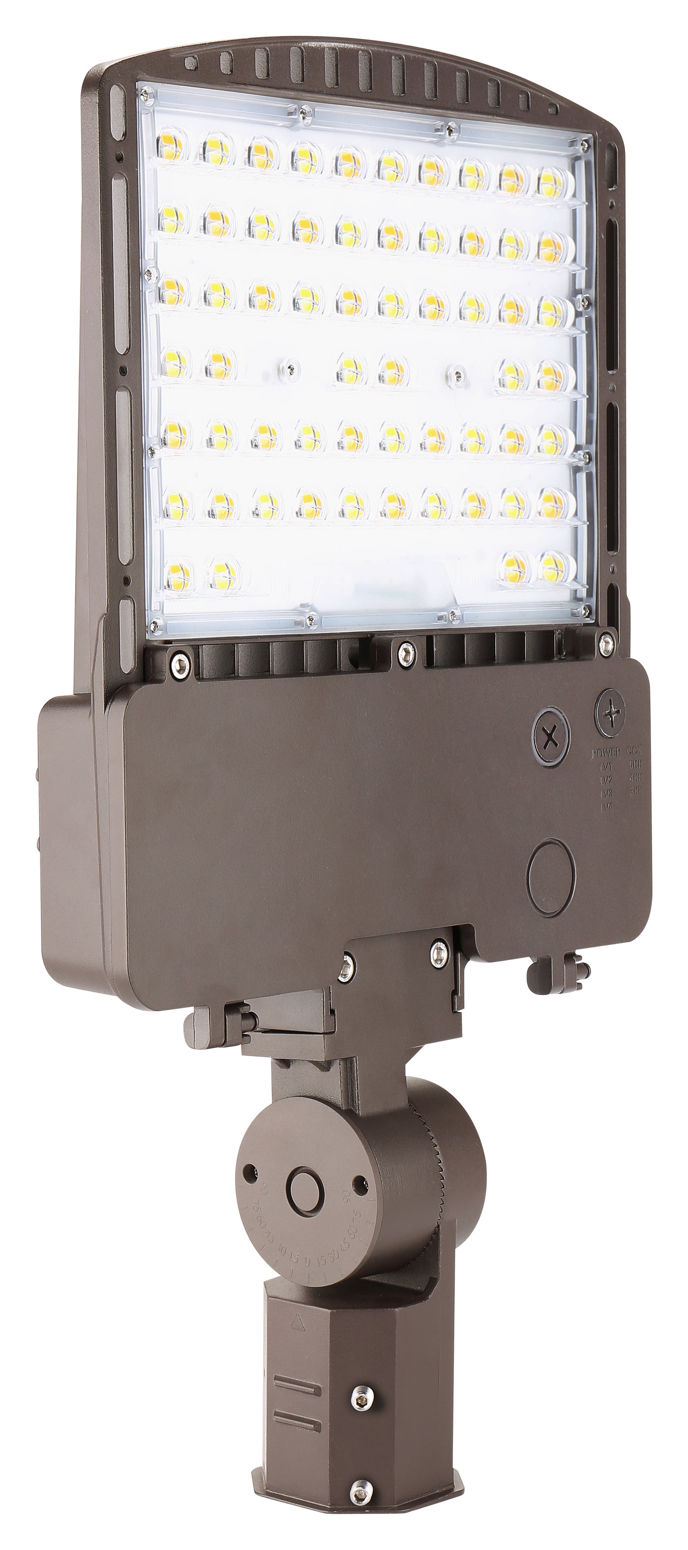 LED Area/Parking Lot Light, 23000 Lumen Max, Wattage and CCT Selectable, Type III Distribution, 120-277V, Dark Bronze Finish