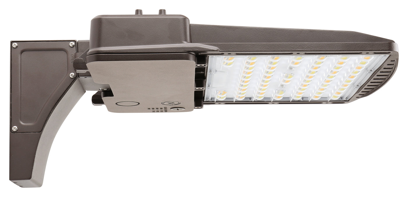 LED Area/Parking Lot Light, 23000 Lumen Max, Wattage and CCT Selectable, Type III Distribution, 120-277V, Dark Bronze Finish