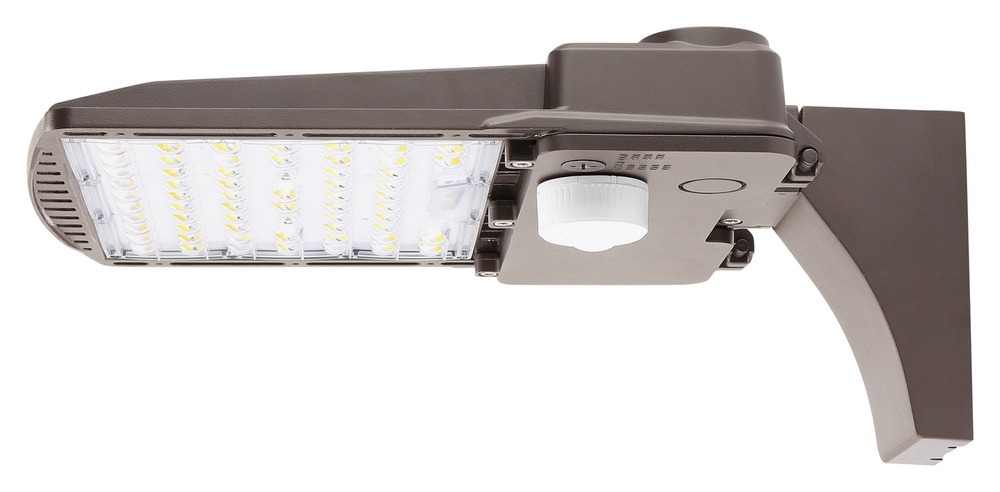 LED Area/Parking Lot Light, 23000 Lumen Max, Wattage and CCT Selectable, Type III Distribution, 120-277V, Dark Bronze Finish