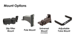 LED Area/Parking Lot Light, 43,360 Lumen Max, Wattage & CCT Selectable, Type II, III, IV, or V Optics, 120-277V