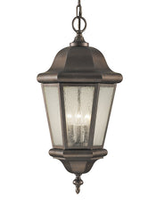 Martinsville Collection - Three Light Outdoor Pendant Lantern | Finish: Corinthian Bronze - OL5911EN/CB