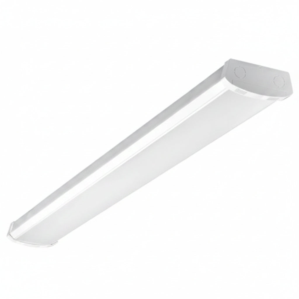 4PK 4FT LED Wrap Light, 5000 Lumen Max, Wattage and CCT Selectable, 120-277V