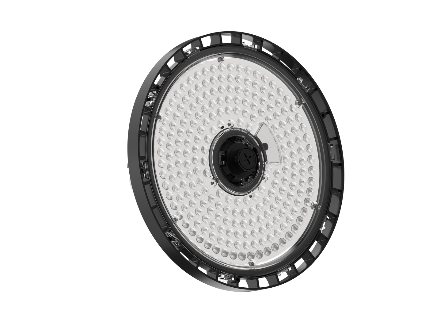 Saturn LED UFO High Bay, 150 watt, 120-277V, 27,750 Lumens, 5000K CCT, Black Finish