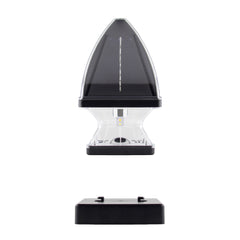 4 Pack Gothic Solar Post Cap Light Finish Cap, 4